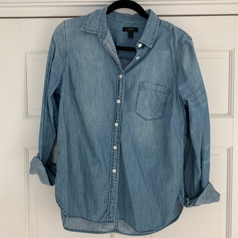 J. Crew Everyday Chambray Button Down